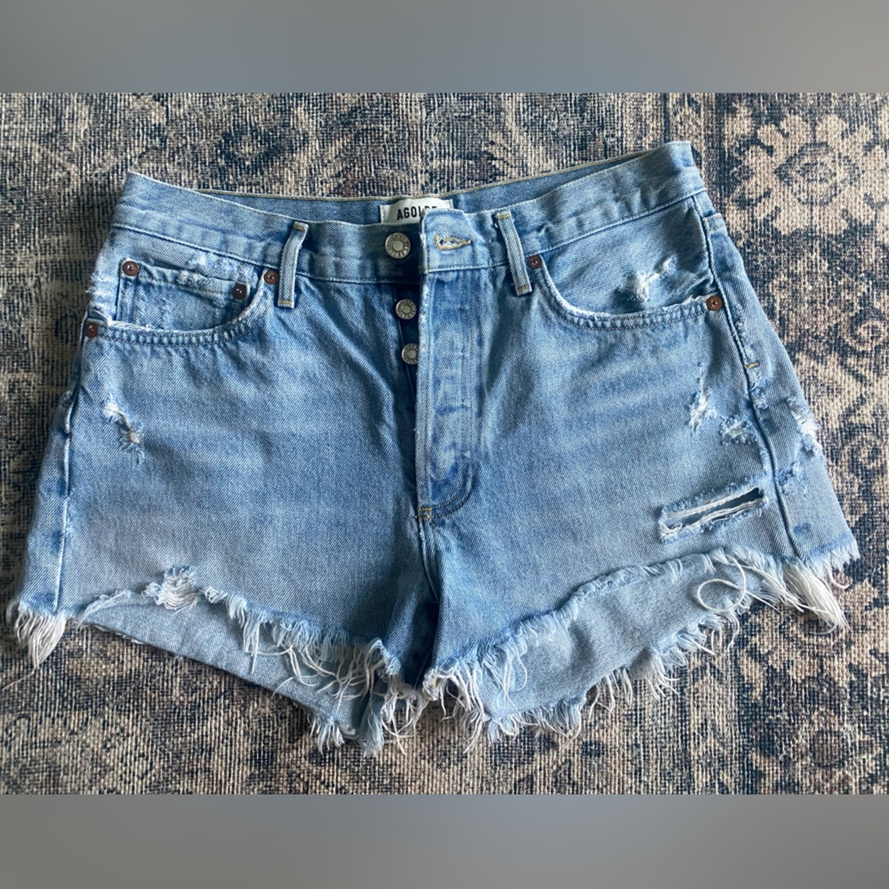 Agolde Parker Vintage Cut Off Short in Swapmeet